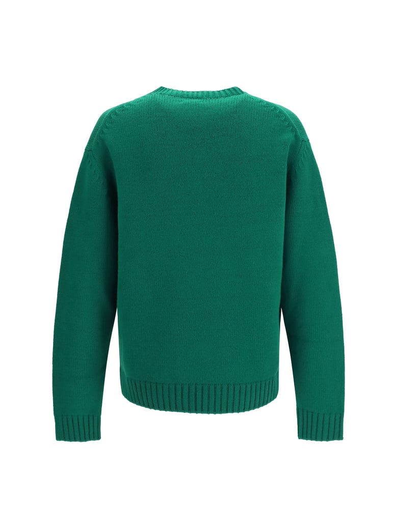 wool and cashmere sweater emerald by Selfnex