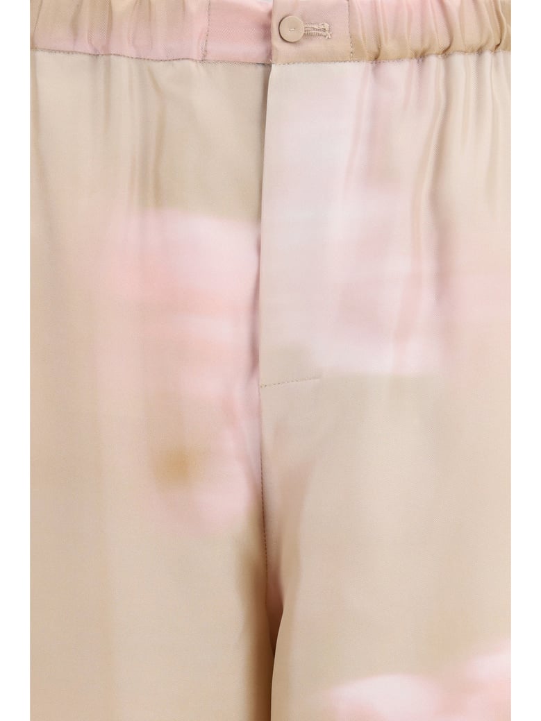 silk twill pants memento/rosae by Selfnex