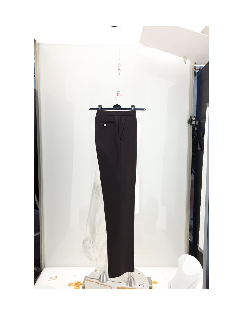 trousers wool brown by Selfnex