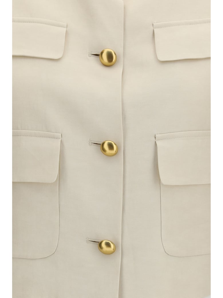 wool gilet sand by Selfnex