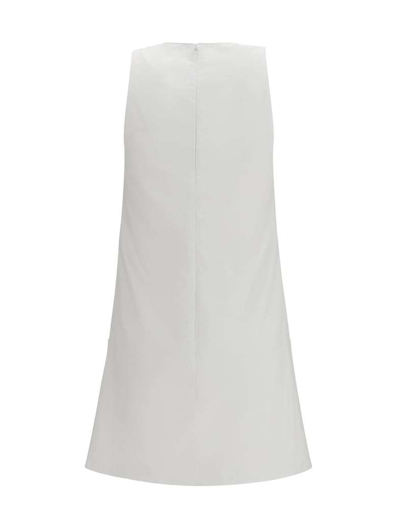 short halter dress white by Selfnex