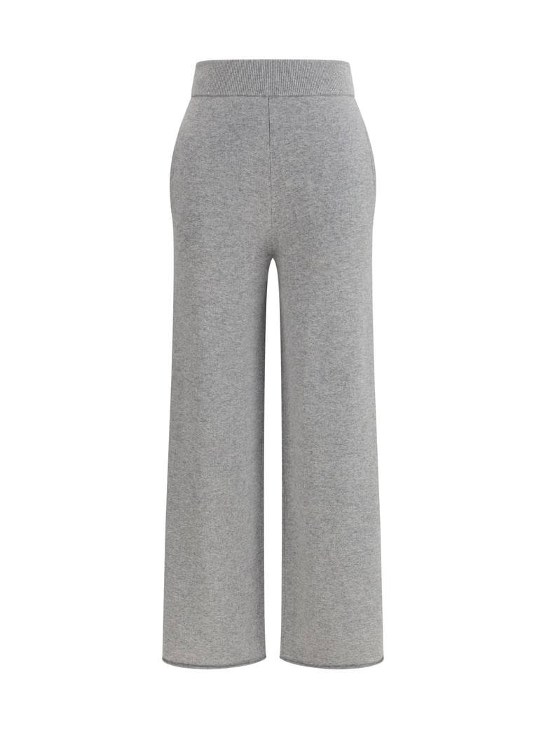cashmere pants light grey by Selfnex
