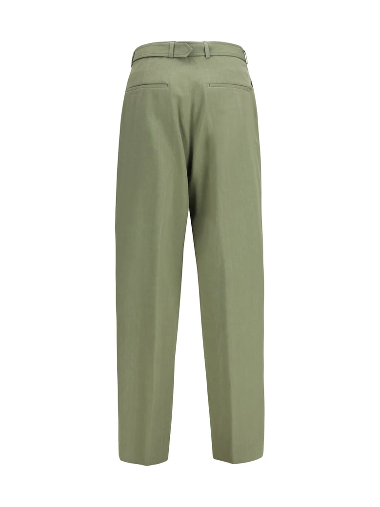 wide-leg trousers preaches pistachio by Selfnex