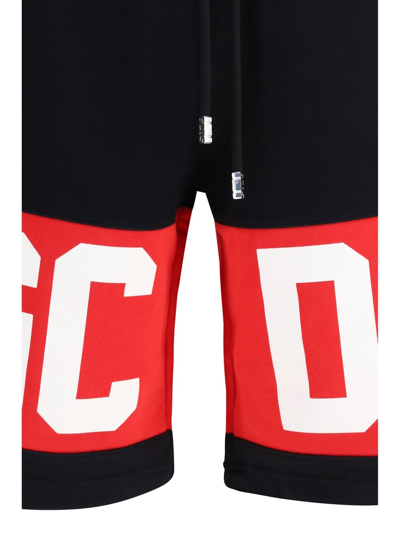 sweat shorts black/red by Selfnex