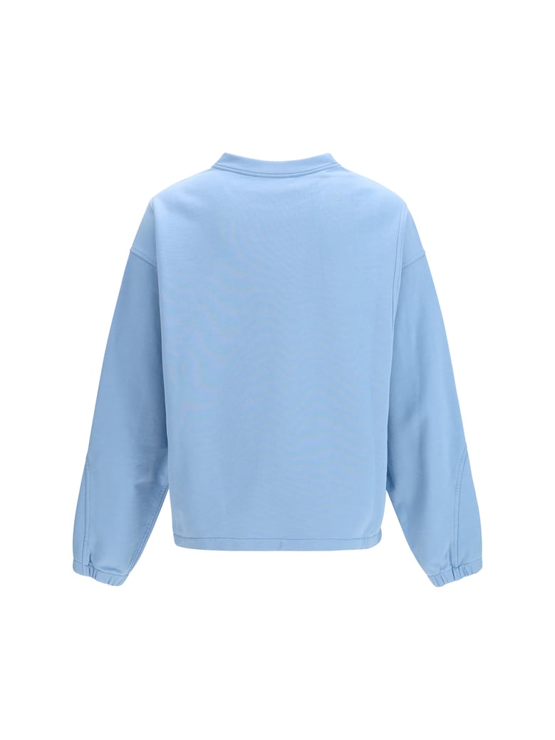 cotton crewneck sweatshirt light blue by Selfnex