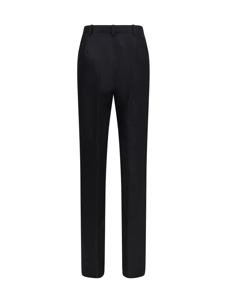 pants silk faille black by Selfnex