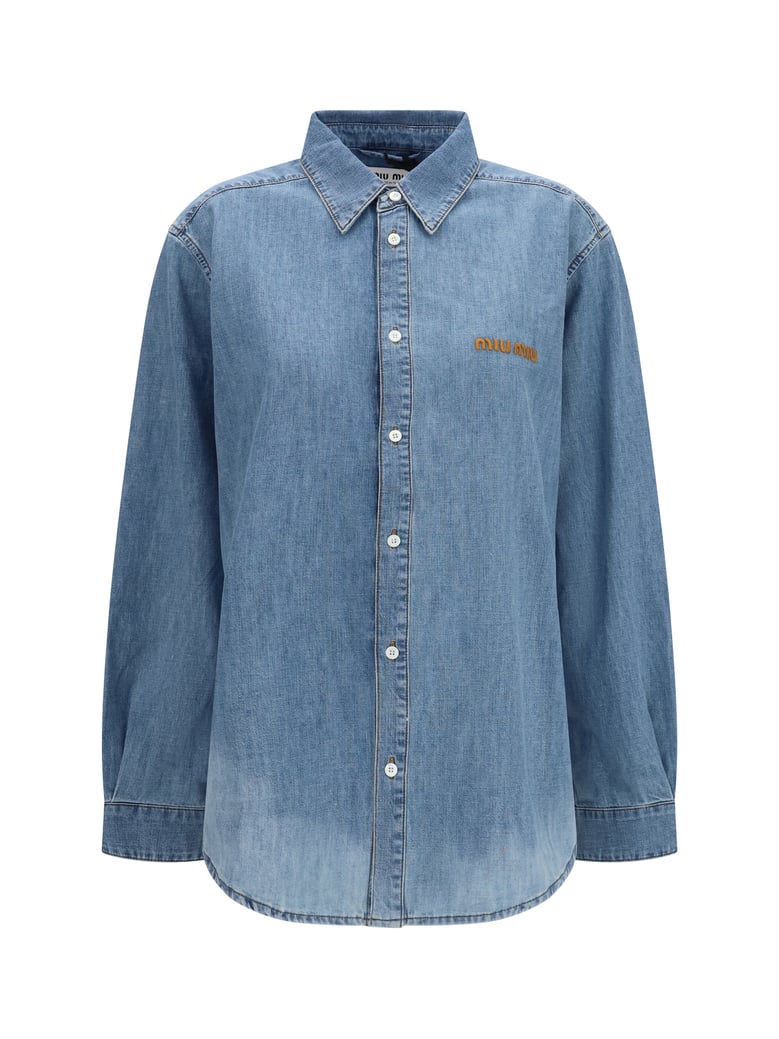 chambray shirt light blue by Selfnex