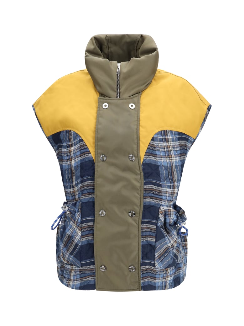 vest kate quilted padded ocean smoothie by Selfnex