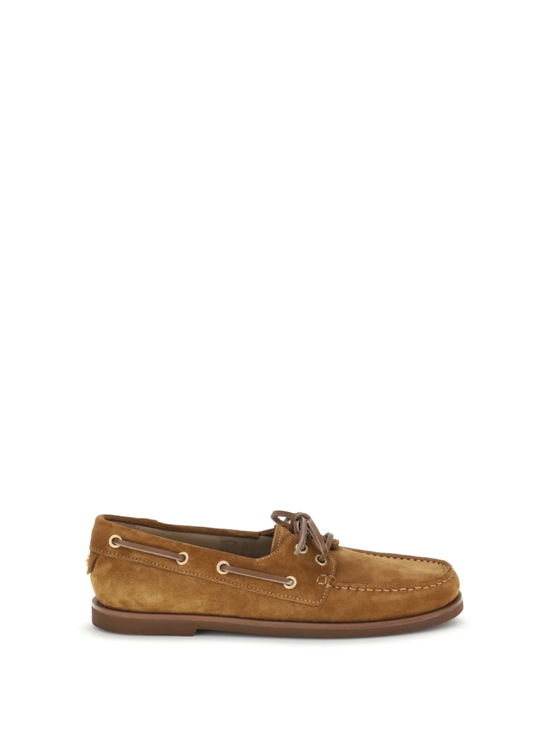 loafers vandée suede tan by Selfnex