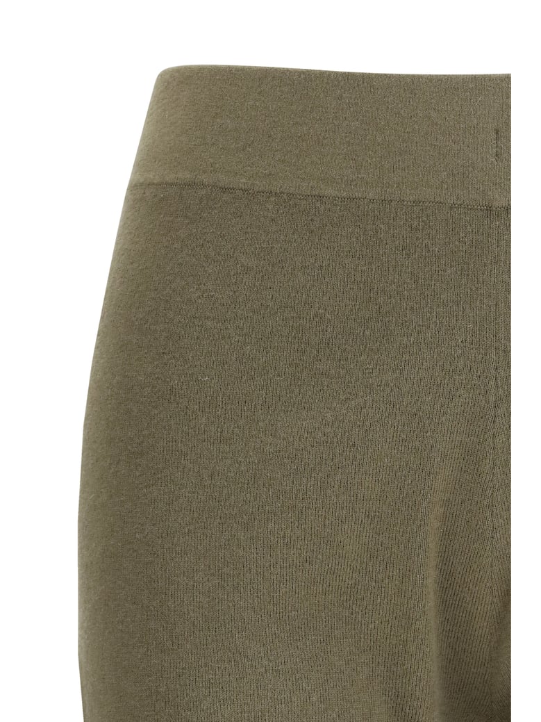 rib-knit shorts n°450 bummy army by Selfnex