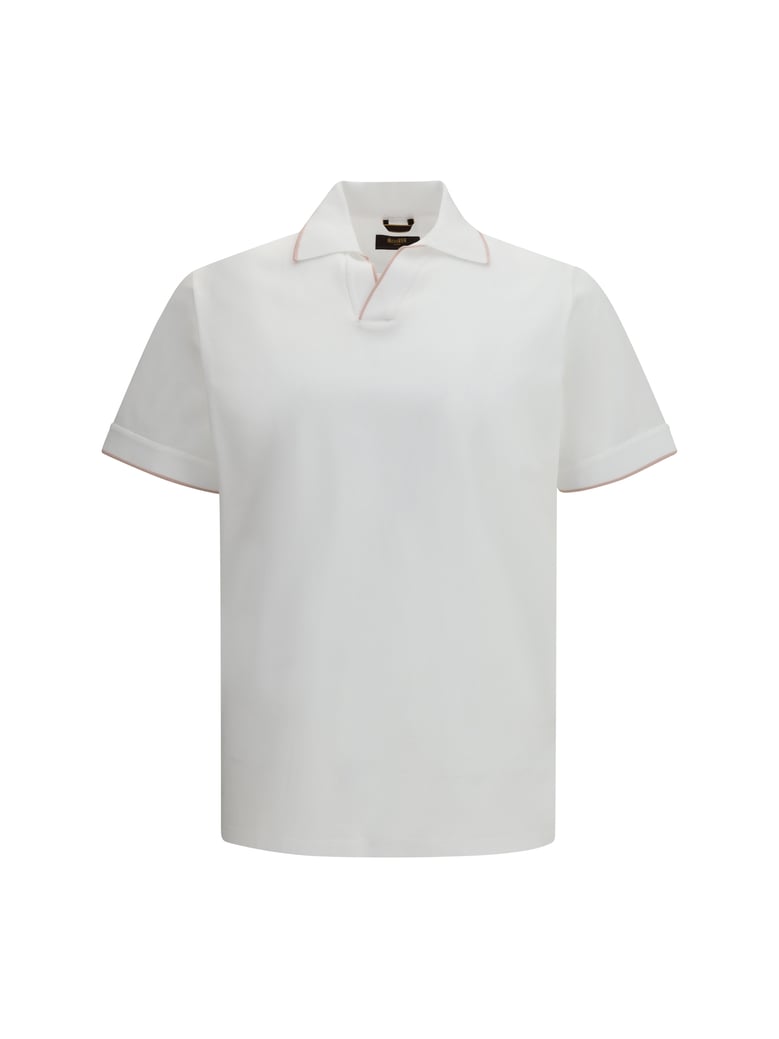 polo shirt bradley-jcl white/flamingo by Selfnex