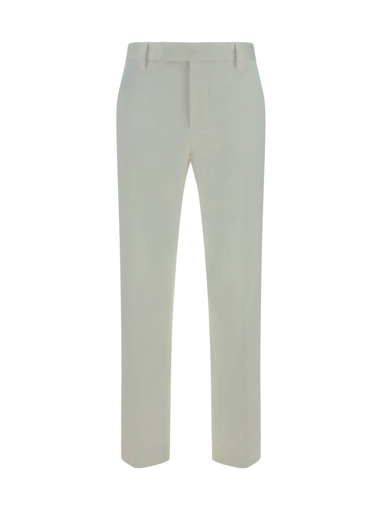 cotton trousers white by Selfnex