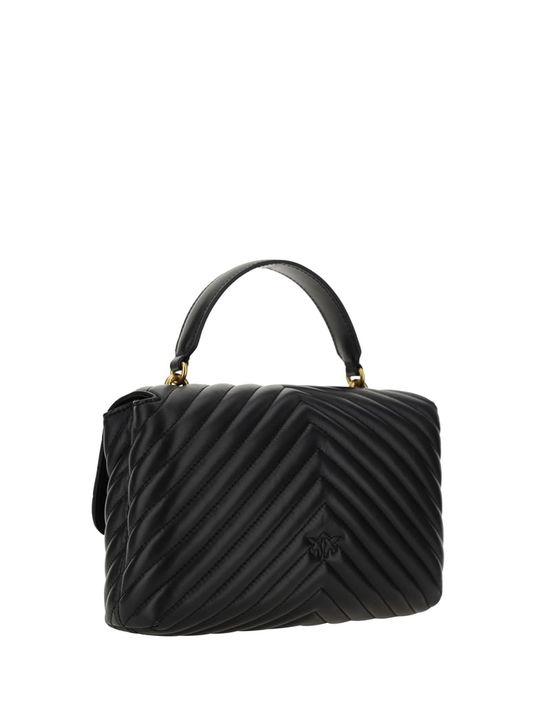 handbag love lady calfskin black/antique gold by Selfnex