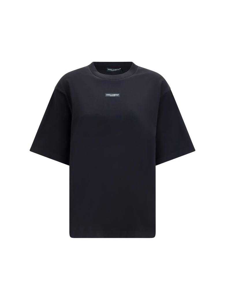 t-shirt cotton jersey black by Selfnex