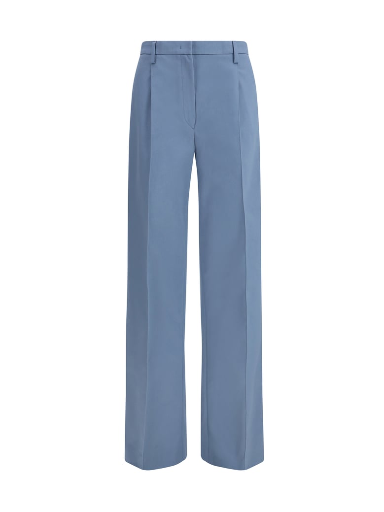 cotton chino pants — aviation blue by Selfnex