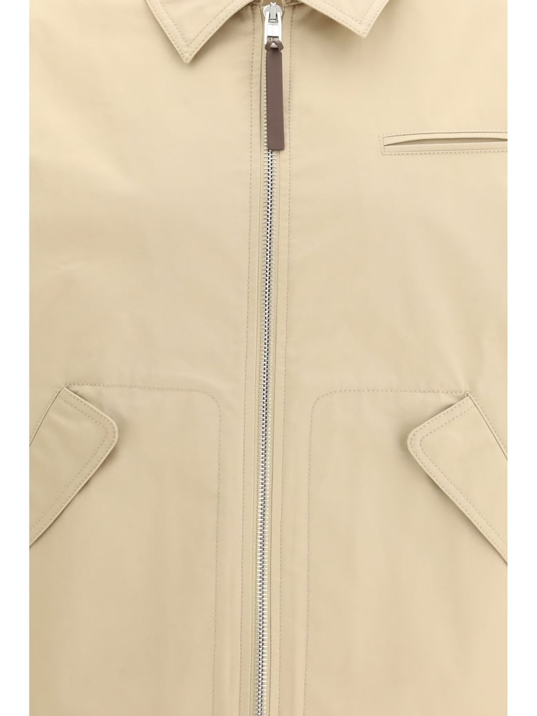 jacket zip-closure brown by Selfnex