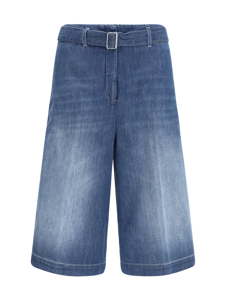 cotton shorts medium blue by Selfnex