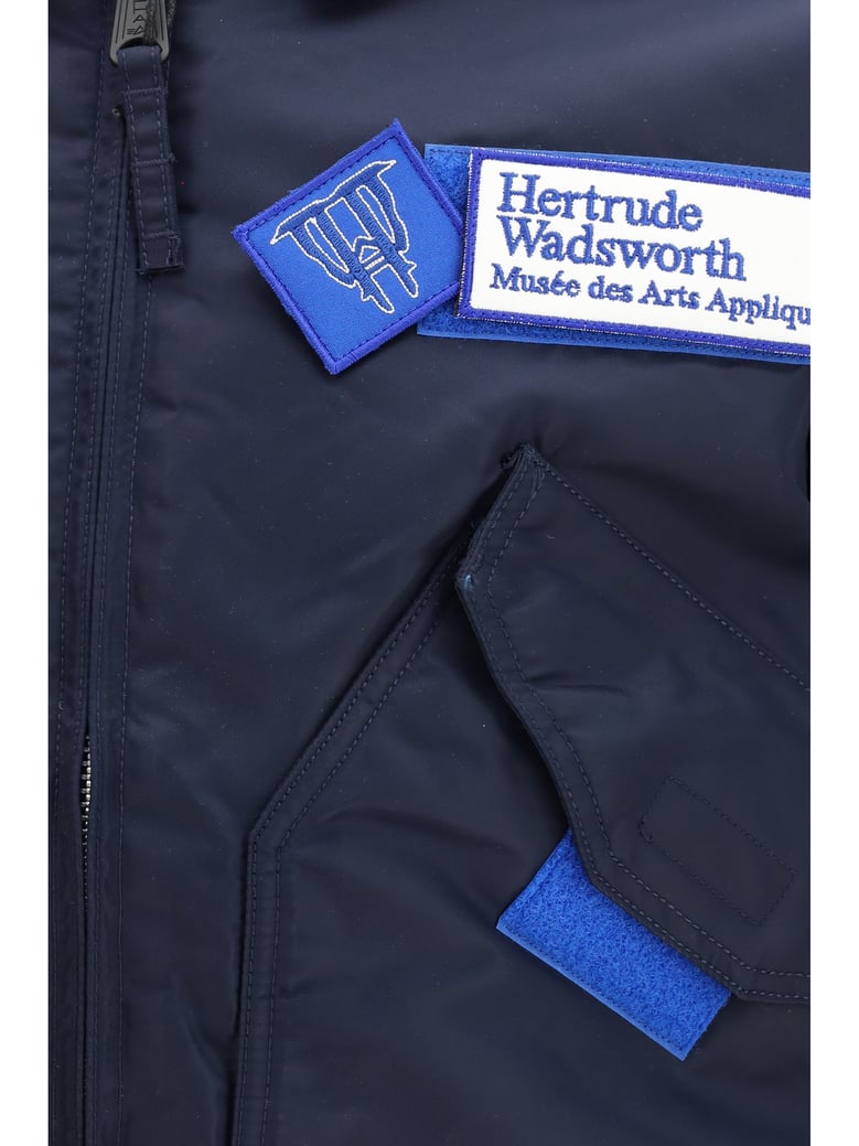 bomber jacket navy by Selfnex