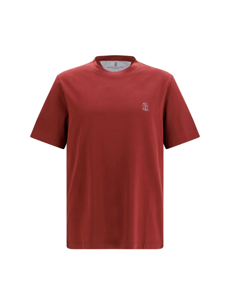 logo t-shirt lava/grey by Selfnex