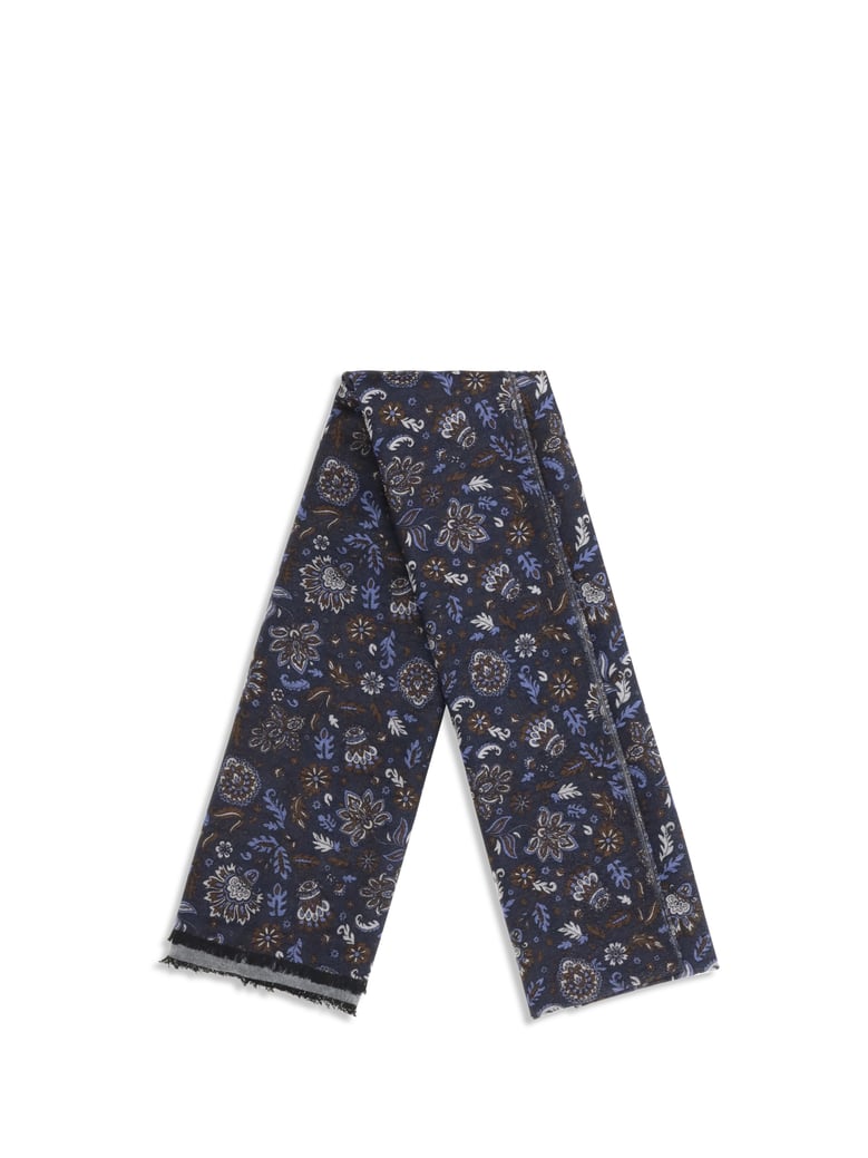 scarf paisley multicolour silk by Selfnex