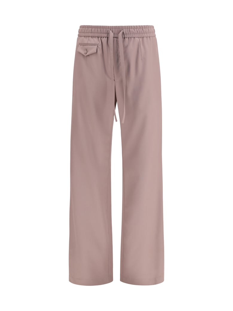 wool jogging pants brown by Selfnex