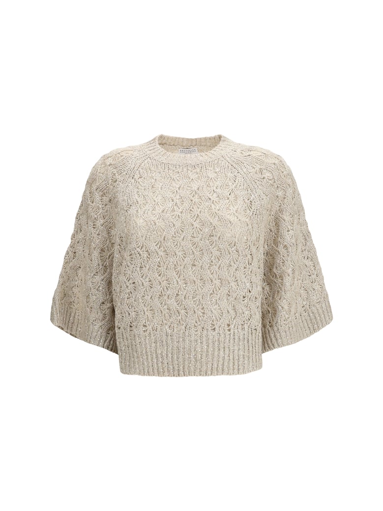 sweater open-knit silk blend by Selfnex