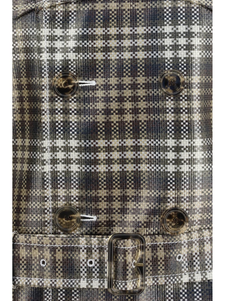 trench coat chalk white/truffle by Selfnex