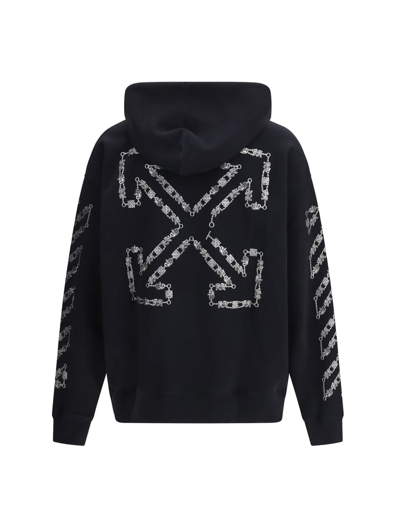 hoodie chain araldic arrow black by Selfnex