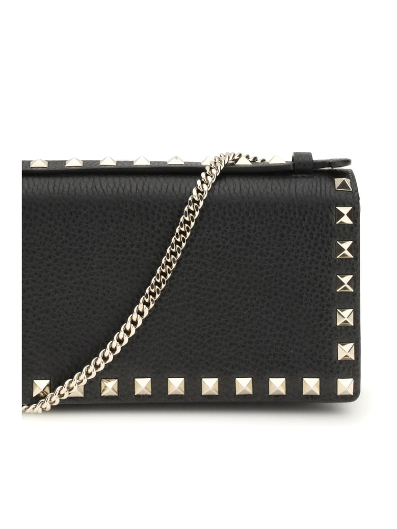 chain wallet rockstud black by Selfnex