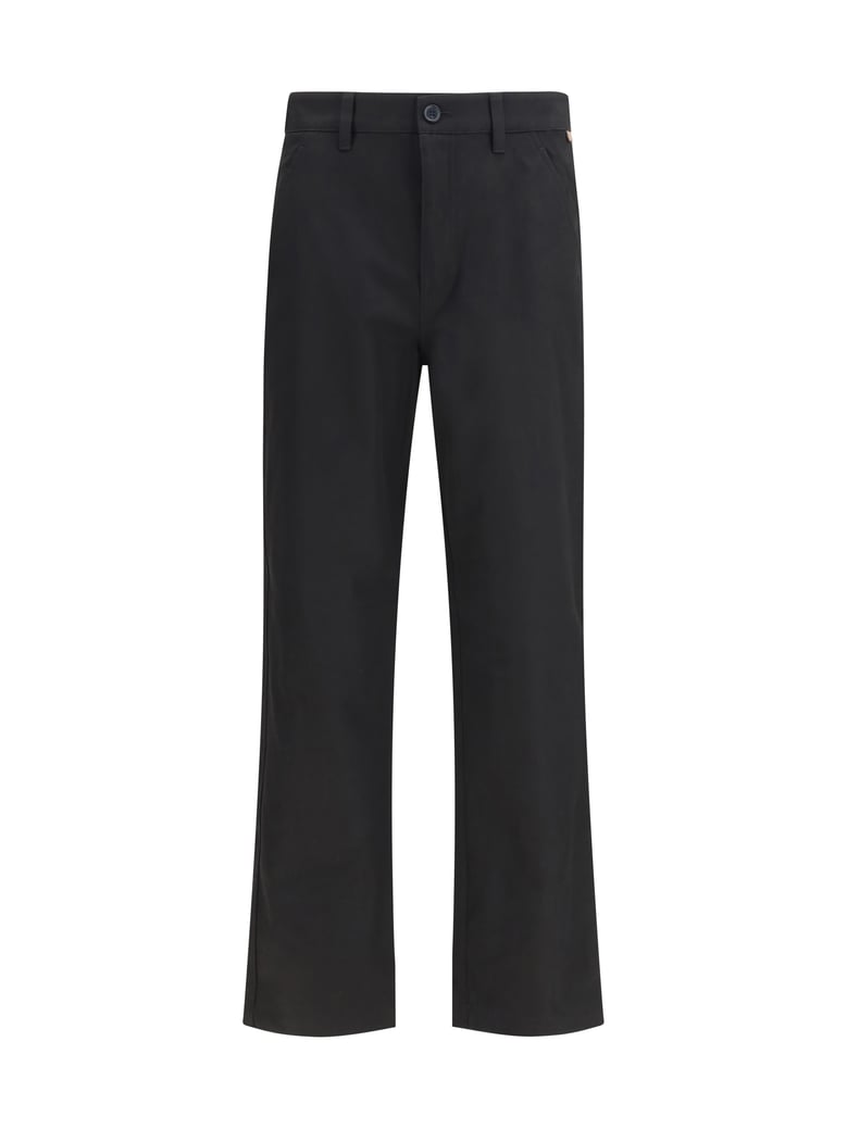 chinos cotton twill black by Selfnex