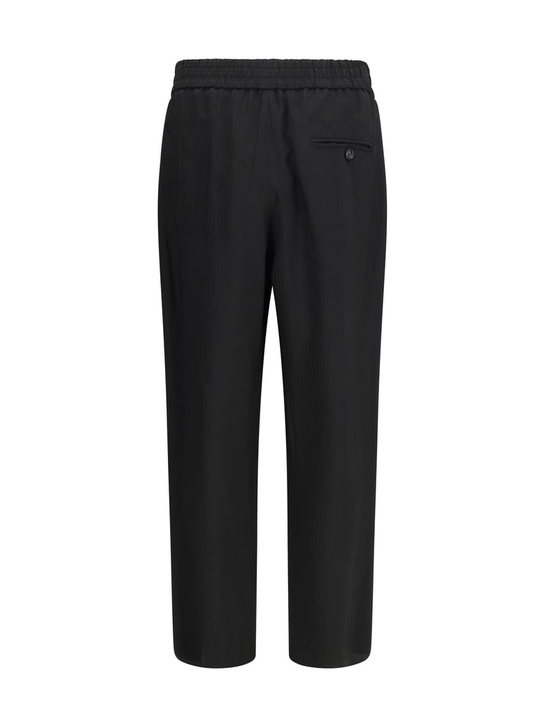 wide-leg viscose pants black beauty by Selfnex