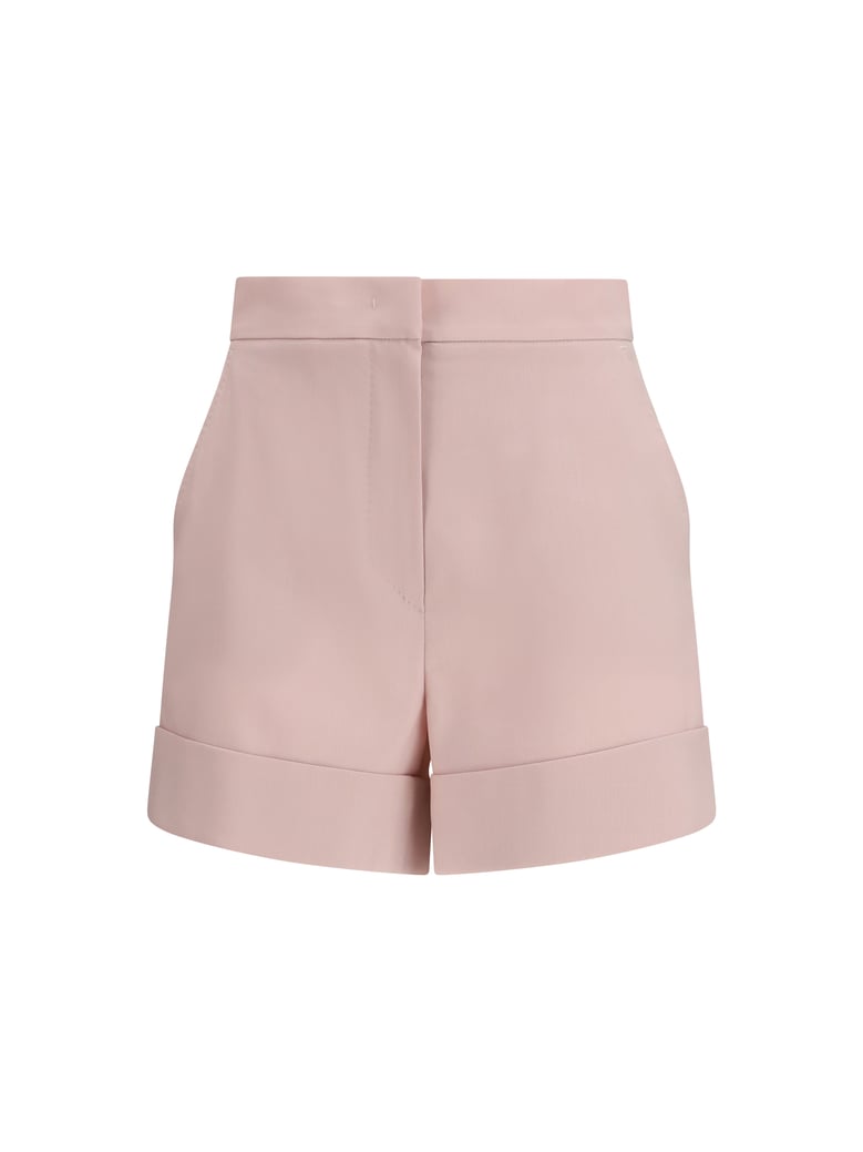 shorts mohair and silk canvas beige rose by Selfnex
