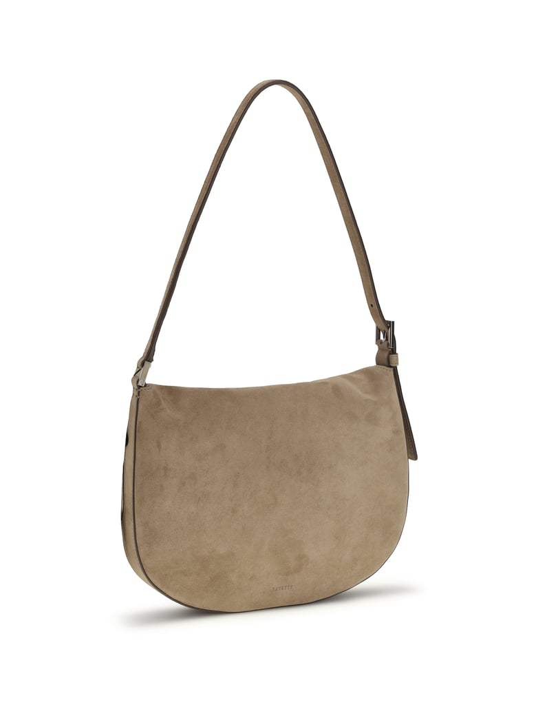 hobo shoulder bag taupe by Selfnex