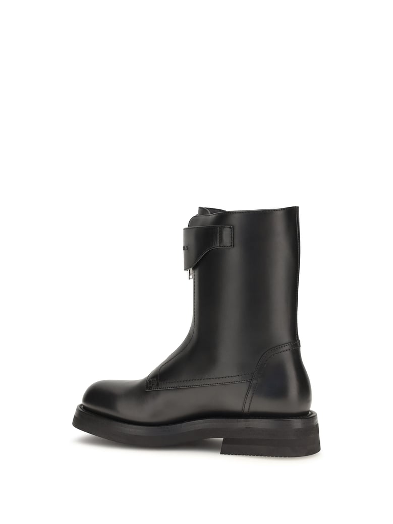 leather boots black by Selfnex