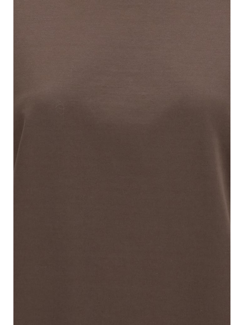 cotton t-shirt dark brown by Selfnex