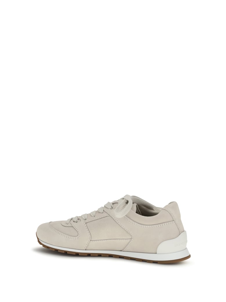 suede sneakers ivory by Selfnex