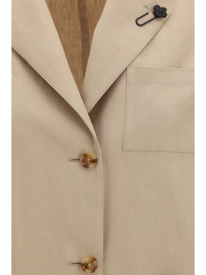 jacket wool-cotton beige by Selfnex