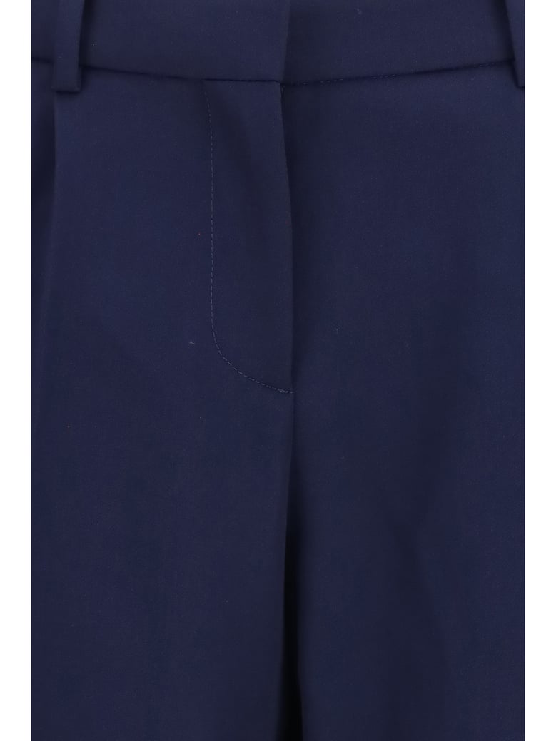 slim tailored pants navy by Selfnex