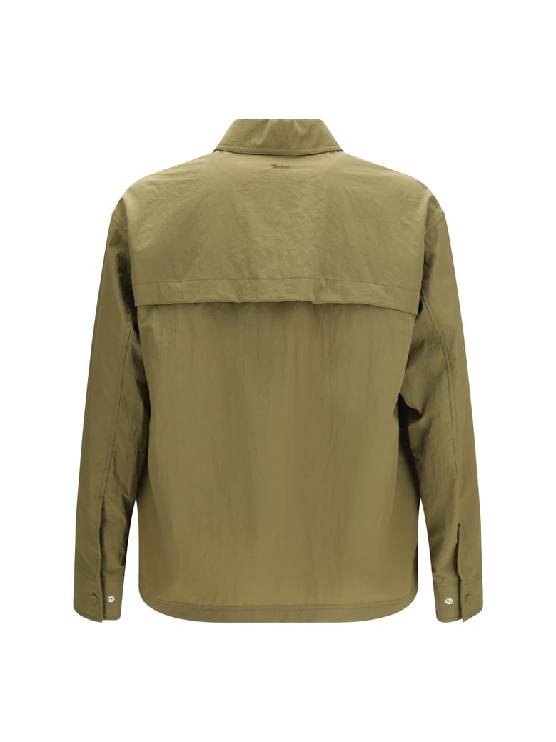 shirt jacket olive green by Selfnex