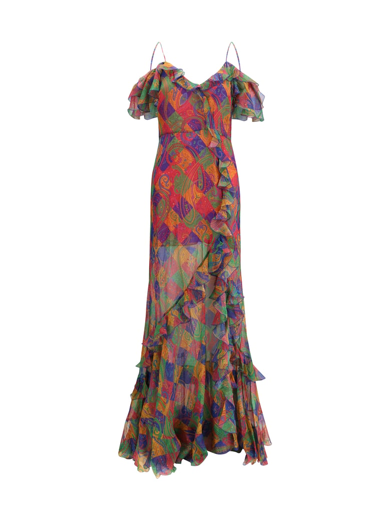 dress silk multicolour by Selfnex