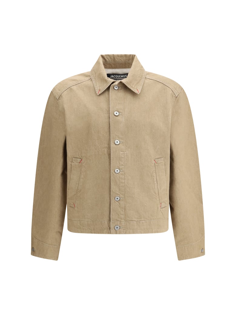 denim jacket mirada de-nîmes beige by Selfnex