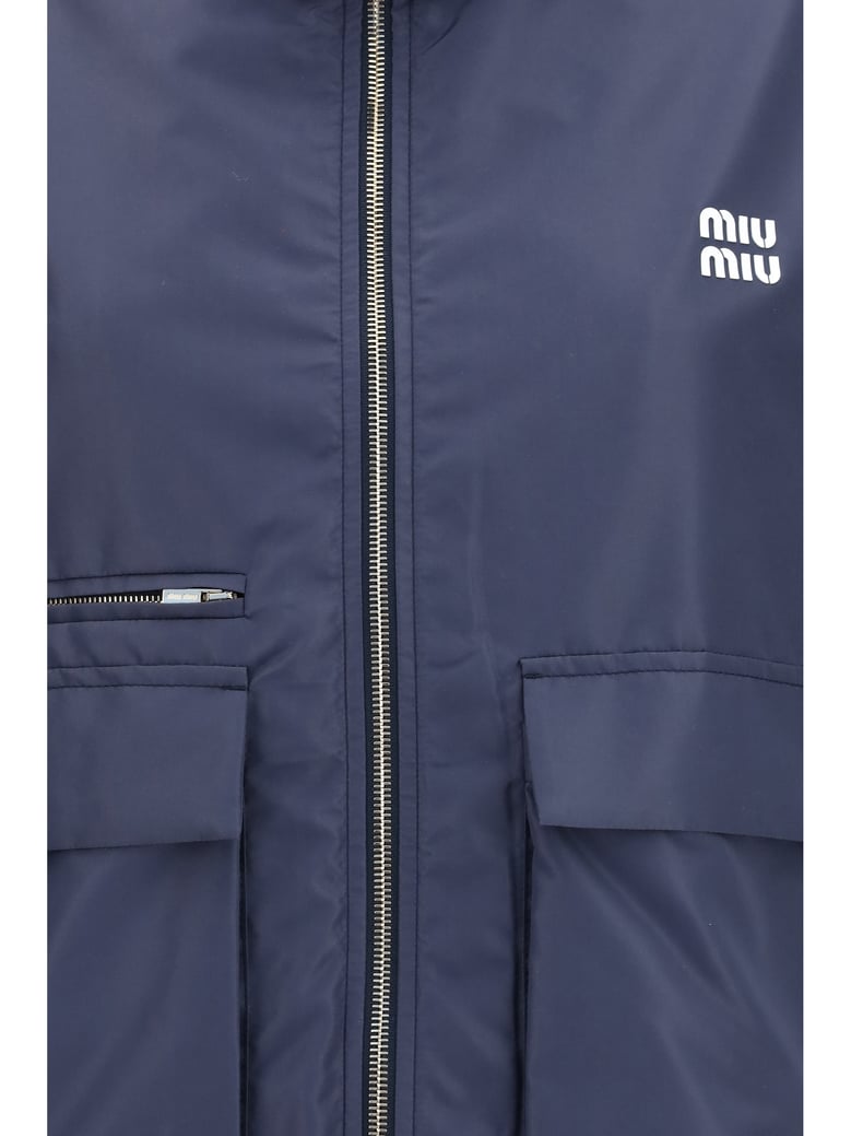 jacket technical canvas blue by Selfnex