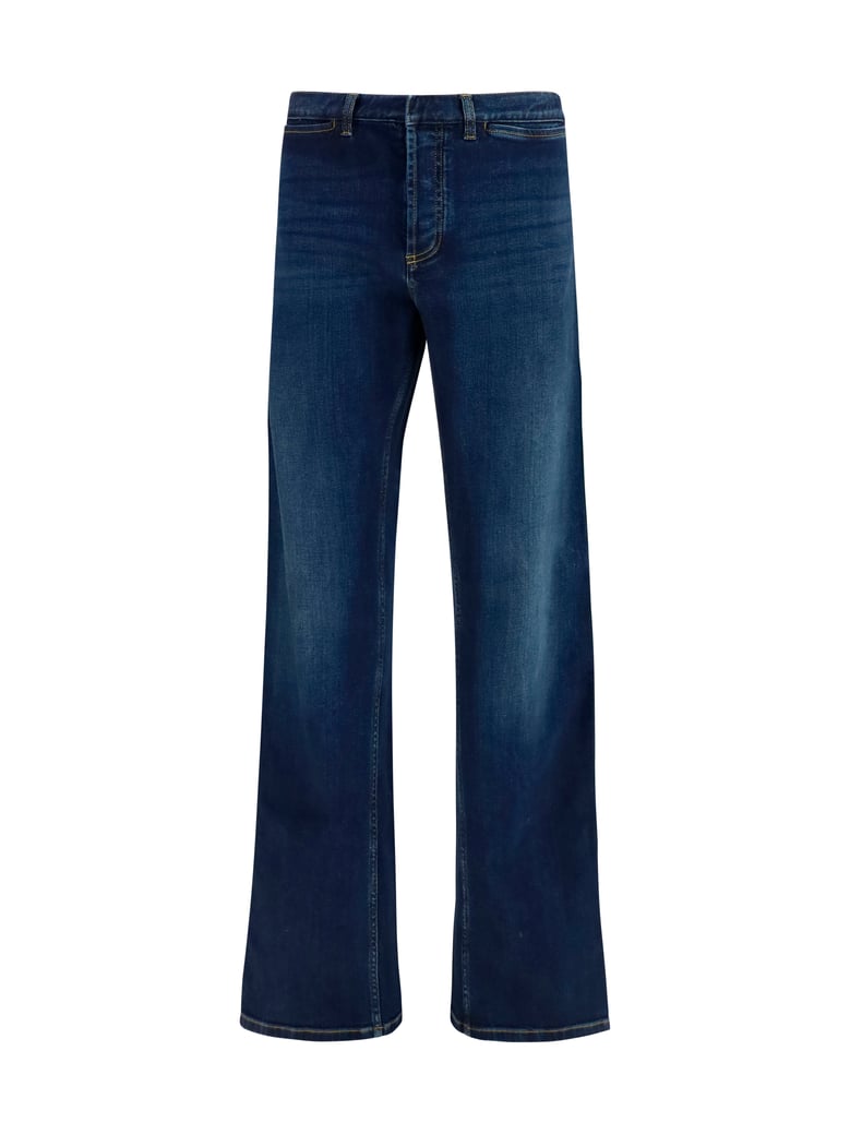 jeans with web stripe - blue by Selfnex