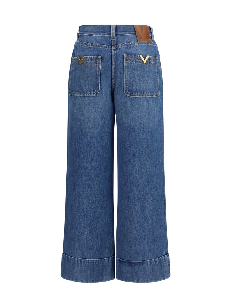 jeans logo detail medium blue by Selfnex
