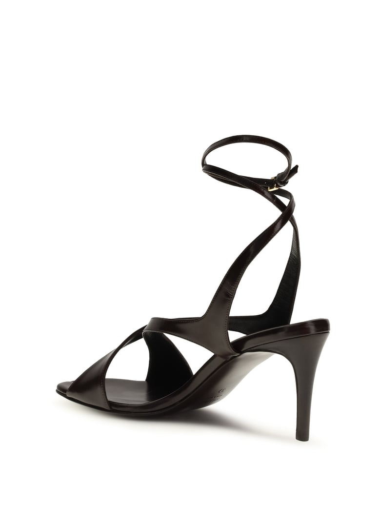 sandals liria dark brown by Selfnex
