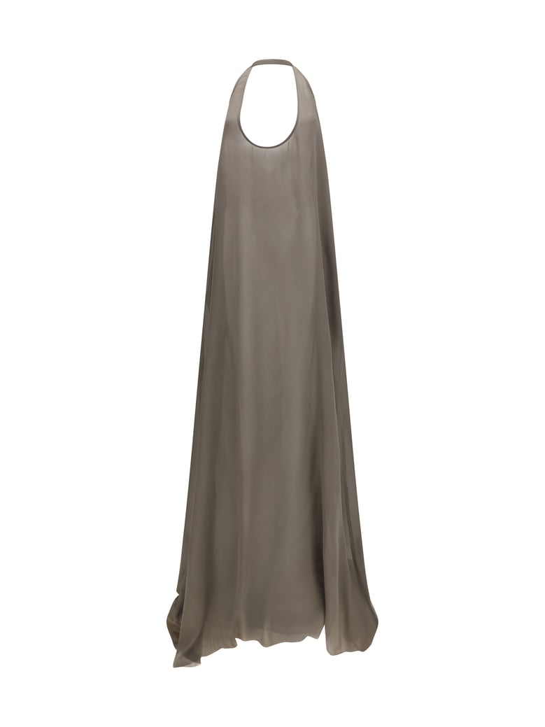 dress haltar silk georgette dust by Selfnex
