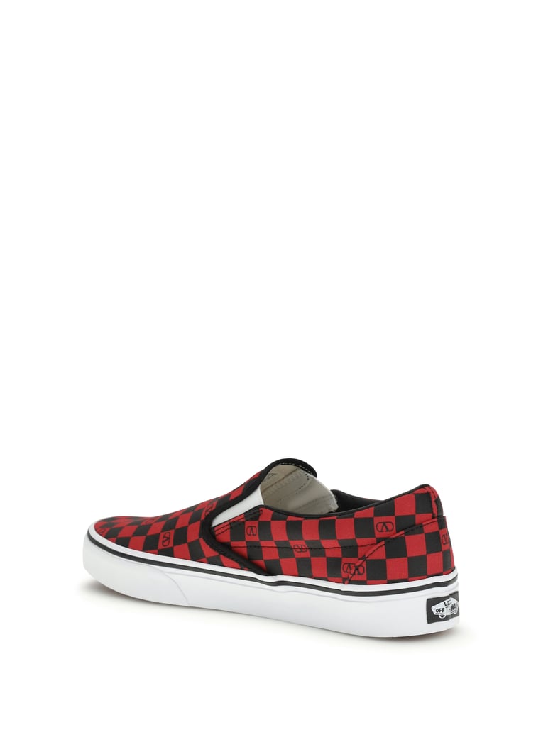 sneakers orchid slip-on pure red/black by Selfnex