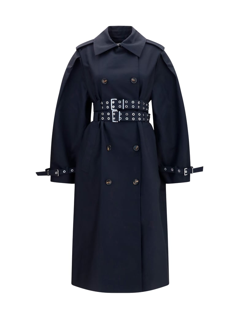 trench coat black by Selfnex