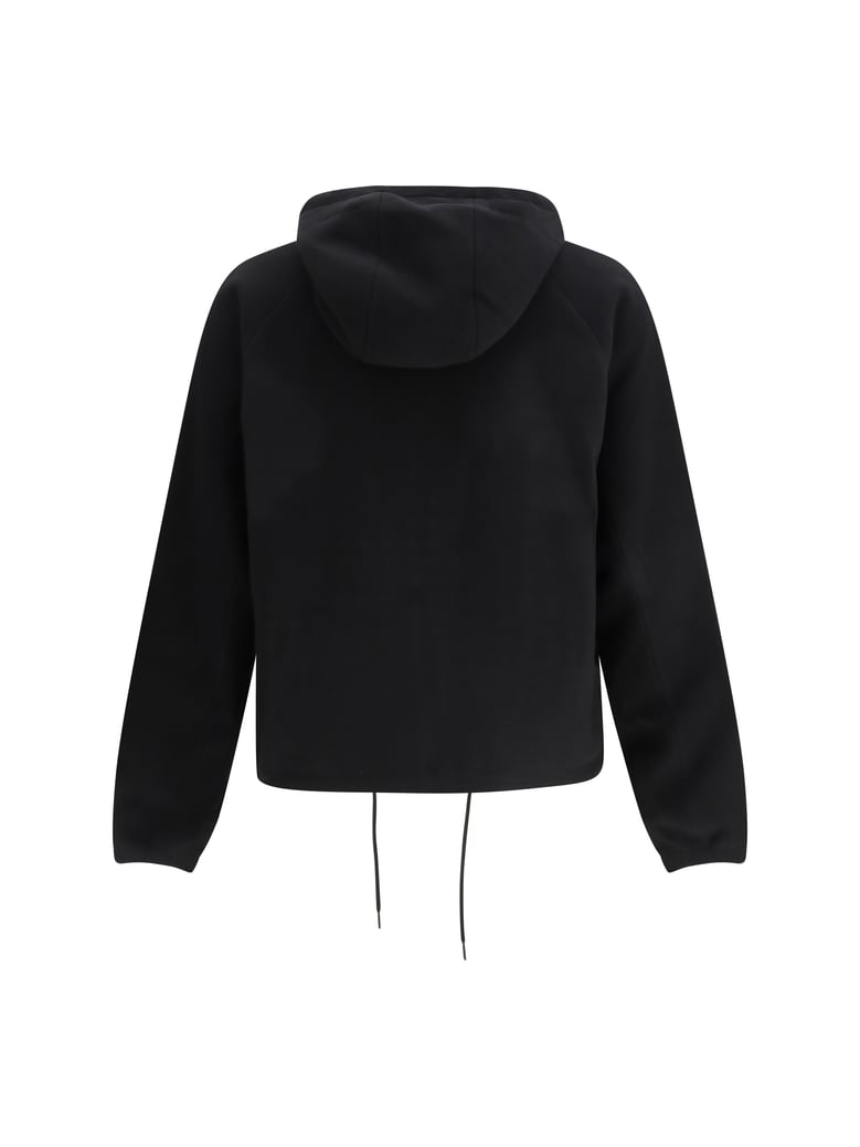 hooded blouson black by Selfnex