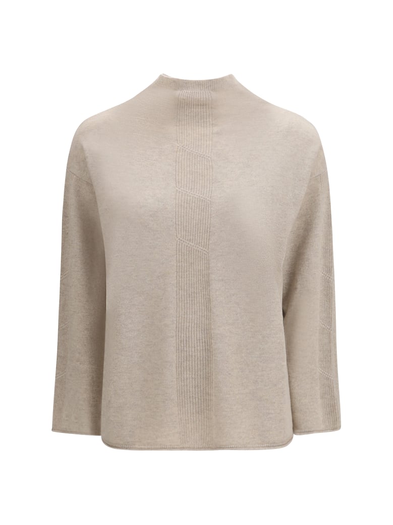 turtleneck cashmere sweater beige by Selfnex